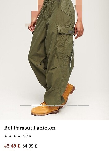 Superdry Baggy Paraşüt Bayan Pantolon