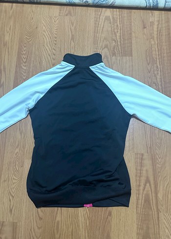 Nike Siyah Beyaz Fermuarlı Spor Ceket - Görsel 5