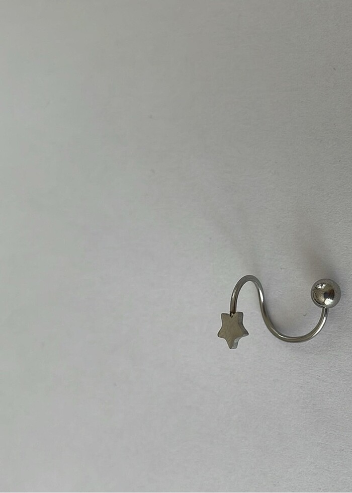 Spiral Yıldız Piercing - Görsel 2