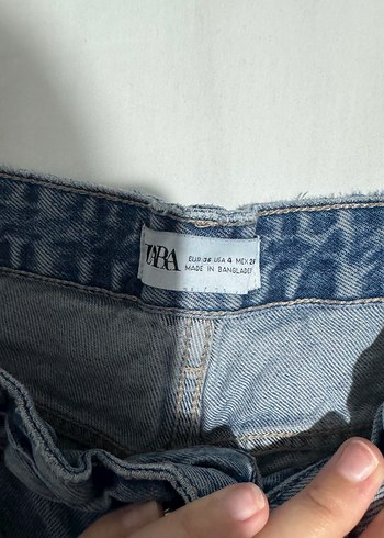 s Beden mavi Renk Düğmeli Gri Mavi Kadın Midi Denim Pantolon