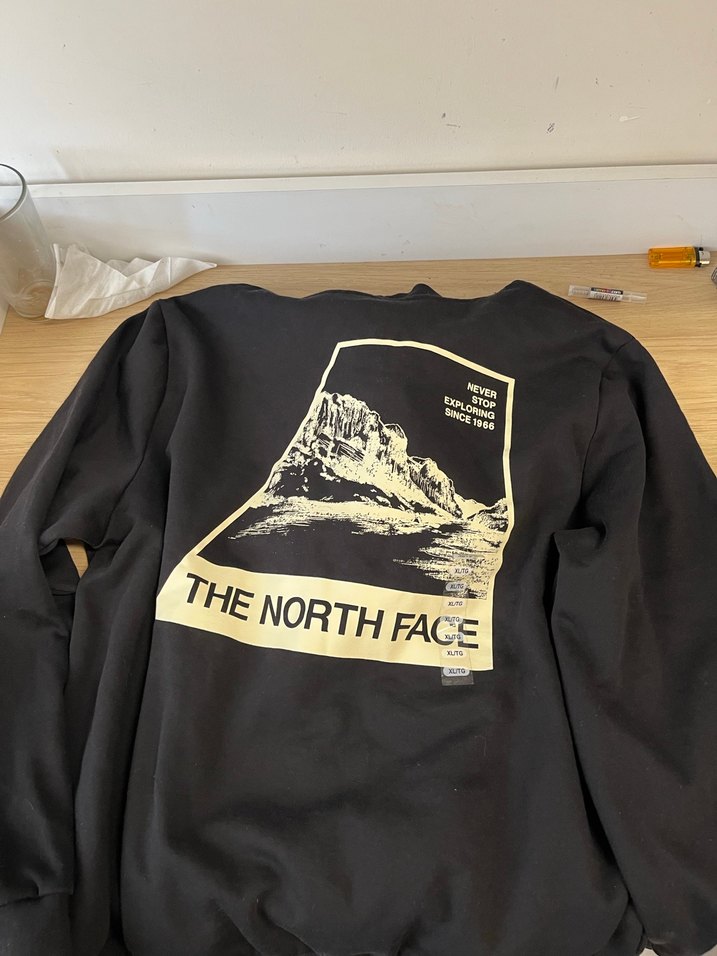 Siyah Kapüşonlu Erkek Sweatshirt - Görsel 2