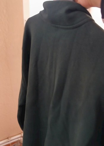 erkek yesil Fermuarlı Yüksek Yakalı Sweatshirt defacto 44 - Görsel 4