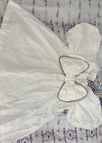 Altın Renk Yılan Desenli Zincir Detaylı bebek elbise - Görsel 2