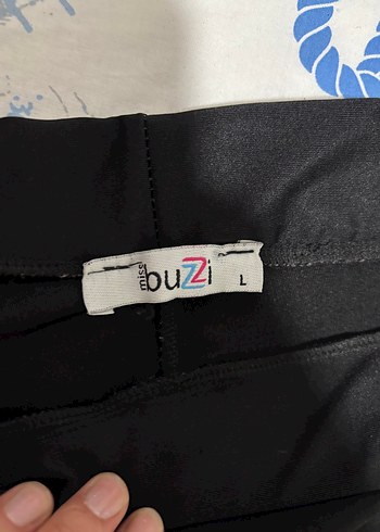 Siyah Düz Midi tayt - Görsel 2