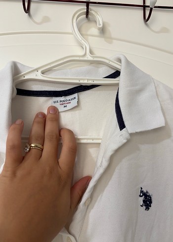 U.S Polo Assn. U.S. Polo Assn. Kız Beyaz Polo Tişört
