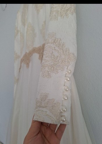 Gelinlik tesettür nikah elbisesi