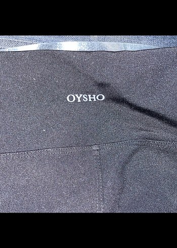 xl Beden Oysho Siyah Polarlı Tayt Velcro Detaylı ORİJİNAL