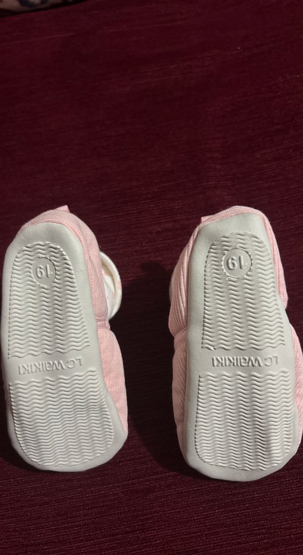 Nakışlı Pembe Kız Çocuk Ev Terliği - Görsel 2