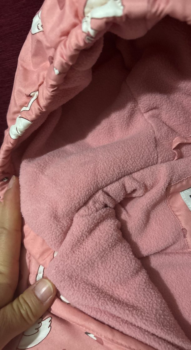 Kız Bebek Pembe Kuğu Desenli Tulum - Görsel 2