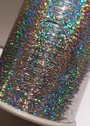 Zara Renkli Holografik sim İp çapari örgü