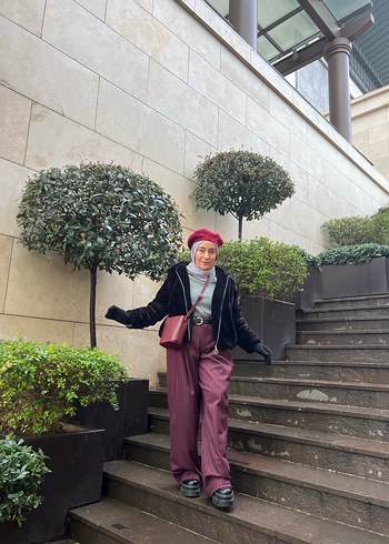 Siyah kadın kürk - Görsel 5