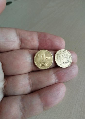 1940 Tarihli 10 Para 2 Adet