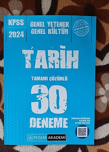 Pegem tarih 30'lu deneme 