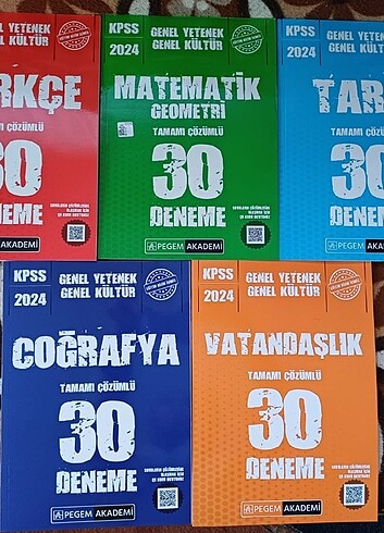 Pegem tarih 30'lu deneme 