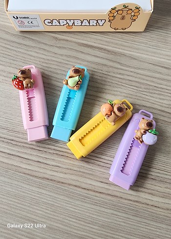 Renkli Kapibara Figürlü Silgi - Görsel 2