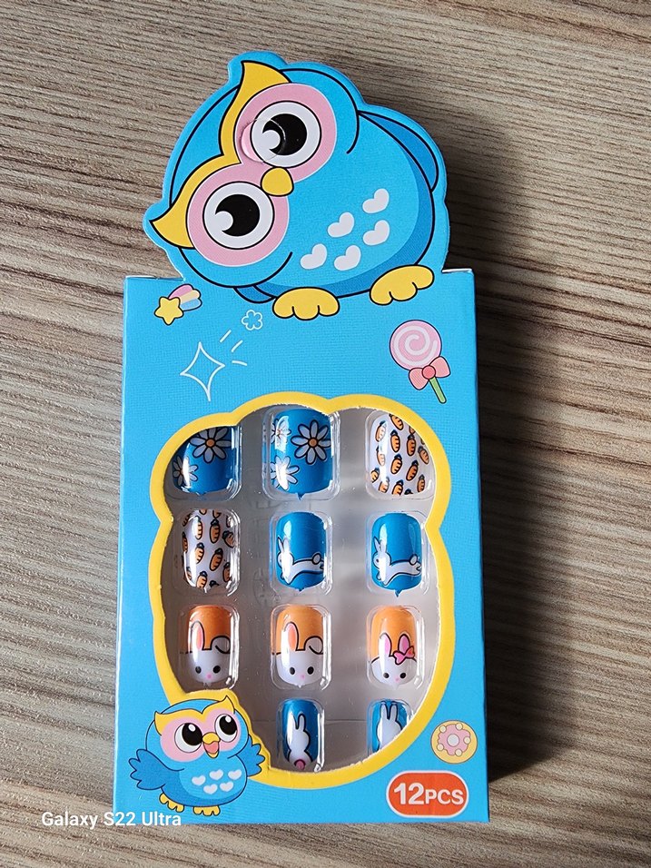 Renkli Karakterli Çocuk takma Tırnak 12'li - Görsel 5