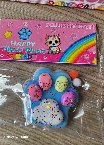 Renkli Squishy Patili Oyuncaklar - Görsel 4