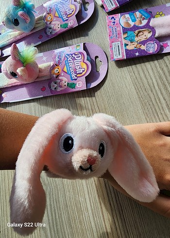 Pastel renkli Peluş Hayvan Figürlü Saat Oyuncak - Görsel 5