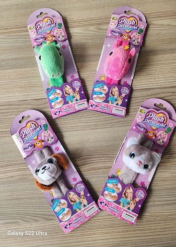 Pastel renkli Peluş Hayvan Figürlü Saat Oyuncak - Görsel 4