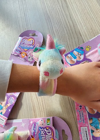 Pastel renkli Peluş Hayvan Figürlü Saat Oyuncak - Görsel 6