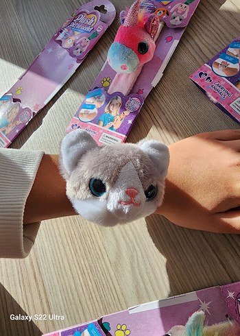 Pastel renkli Peluş Hayvan Figürlü Saat Oyuncak - Görsel 7