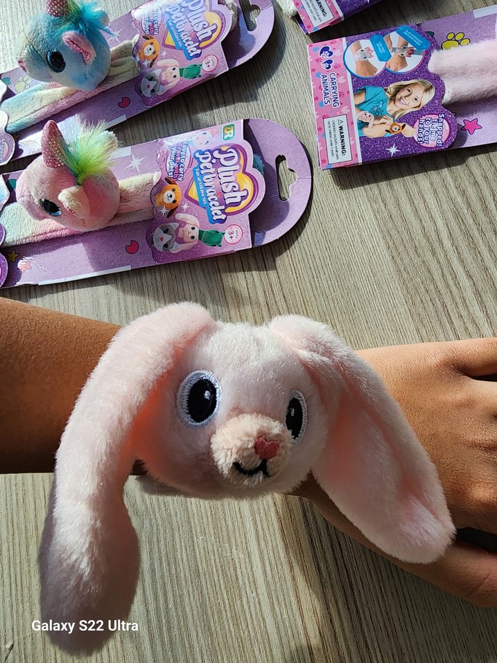 Pastel renkli Peluş Hayvan Figürlü Saat Oyuncak - Görsel 5