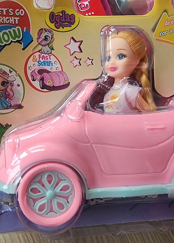 Pembe Oyuncak Arabalı Bebek - Görsel 9