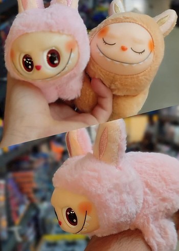 Labubu Figur kola takmali peluş oyuncak - Görsel 7