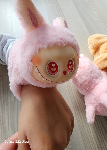 Labubu Figur kola takmali peluş oyuncak - Görsel 2