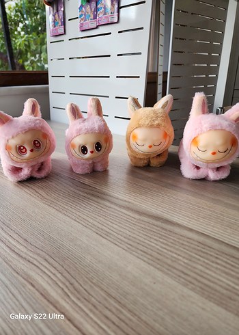 Labubu Figur kola takmali peluş oyuncak - Görsel 9