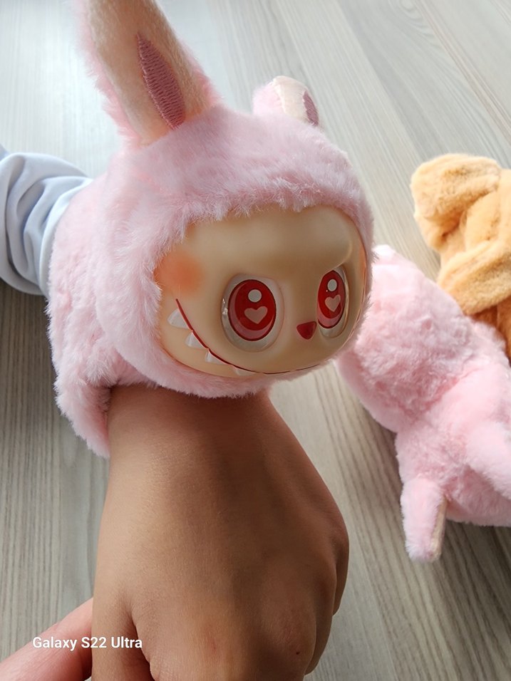 Labubu Figur kola takmali peluş oyuncak - Görsel 2