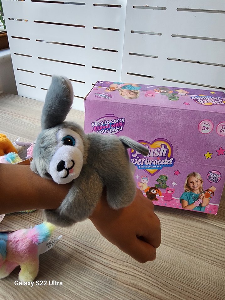 Renkli Peluş Kola takmalı Oyuncak figür - Görsel 5