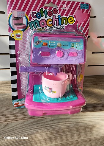 Renkli Oyuncak Kahve Makinesi - Görsel 6