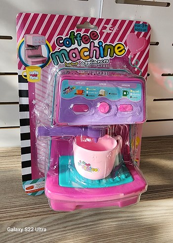 Renkli Oyuncak Kahve Makinesi - Görsel 7