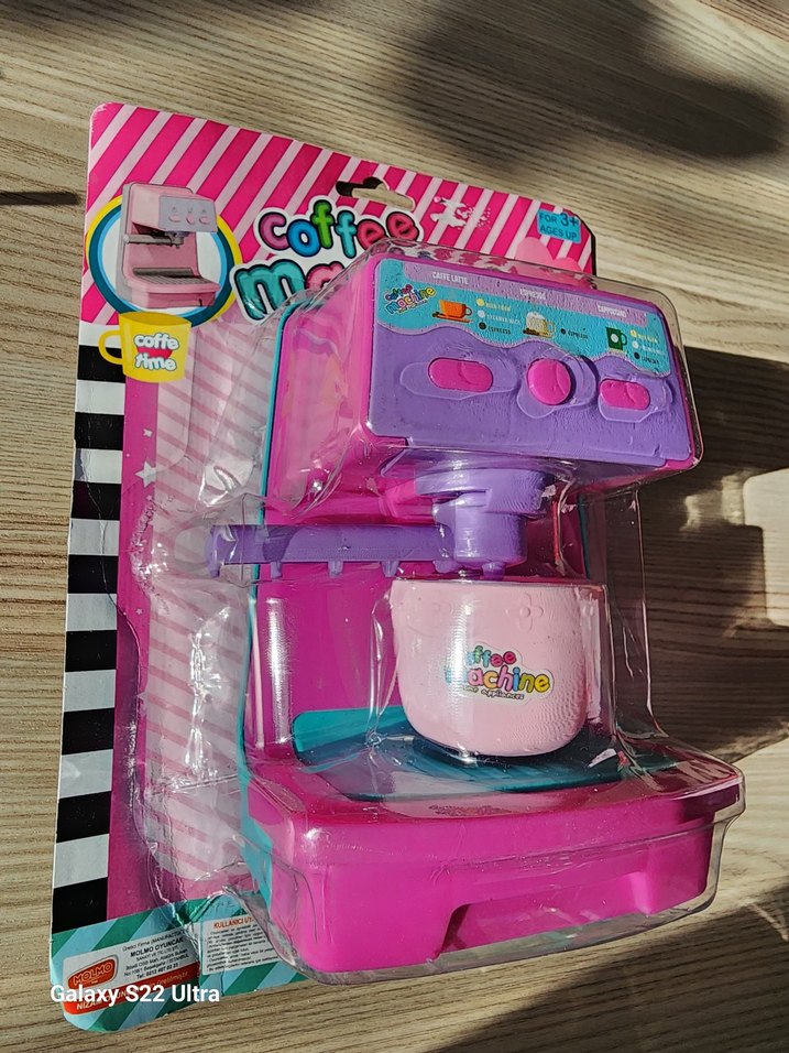 Renkli Oyuncak Kahve Makinesi - Görsel 4