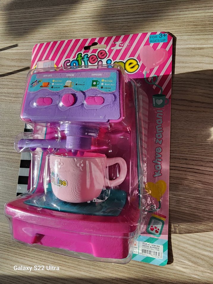 Renkli Oyuncak Kahve Makinesi - Görsel 3