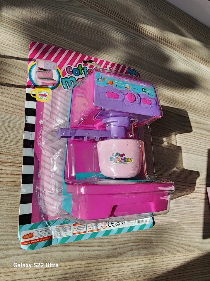 Renkli Oyuncak Kahve Makinesi - Görsel 5