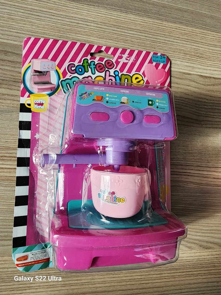 Renkli Oyuncak Kahve Makinesi - Görsel 2