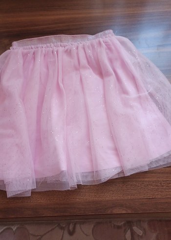 LC Waikiki Pembe Fırfırlı Kız Çocuk Tütü Etek