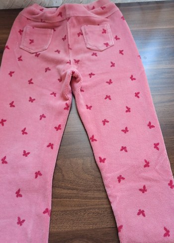LC Waikiki Kız Çocuk Pembe Kadife Tayt