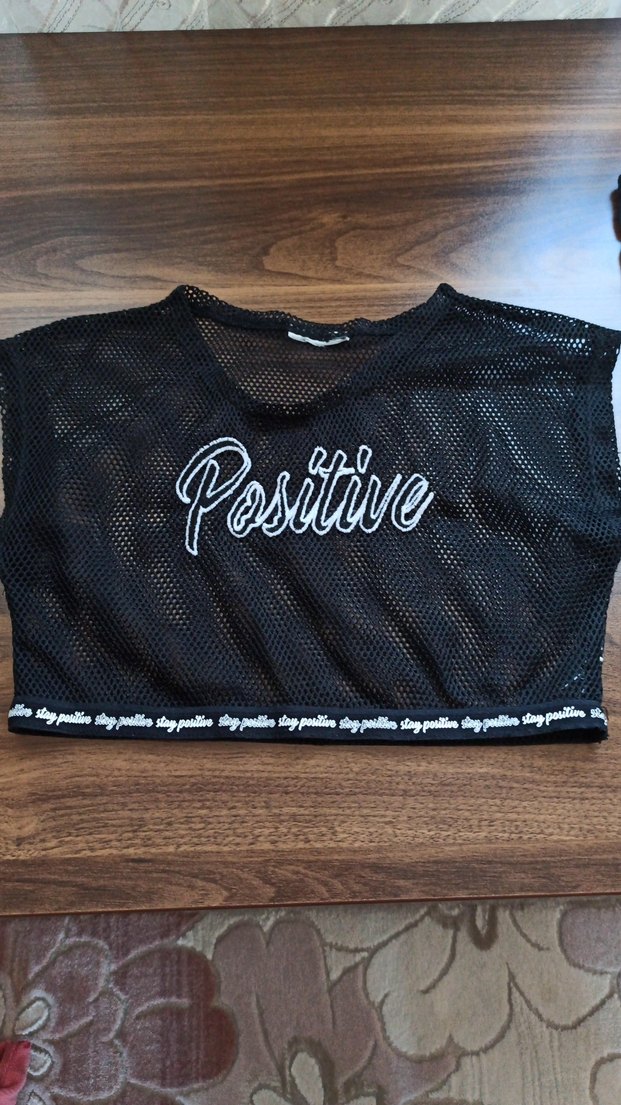 Siyah File Crop Üst Detaylı Kız Çocuk Elbisesi - Görsel 4