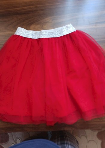 Kız Çocuk Kırmızı Tütü Etek - Görsel 2