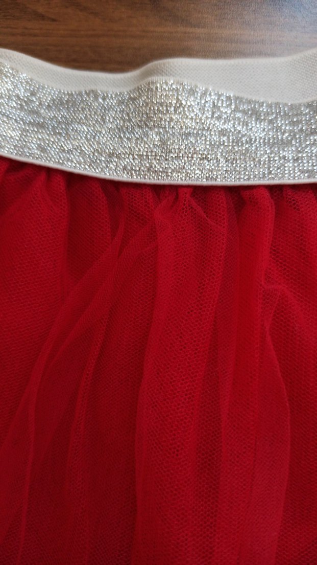 Kız Çocuk Kırmızı Tütü Etek - Görsel 5
