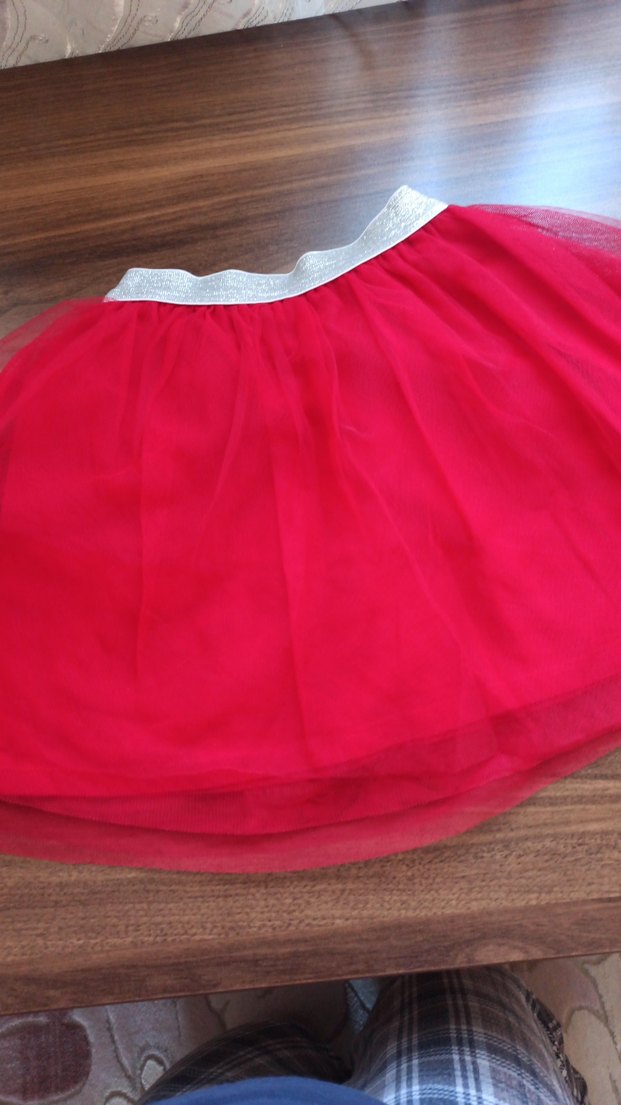 Kız Çocuk Kırmızı Tütü Etek - Görsel 3