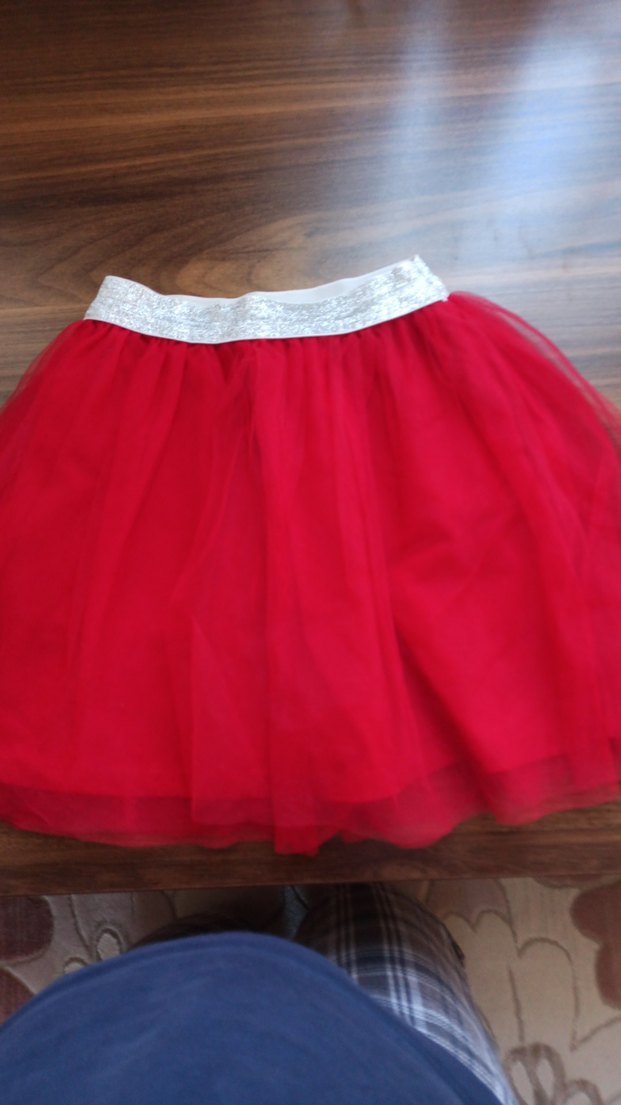 Kız Çocuk Kırmızı Tütü Etek - Görsel 2