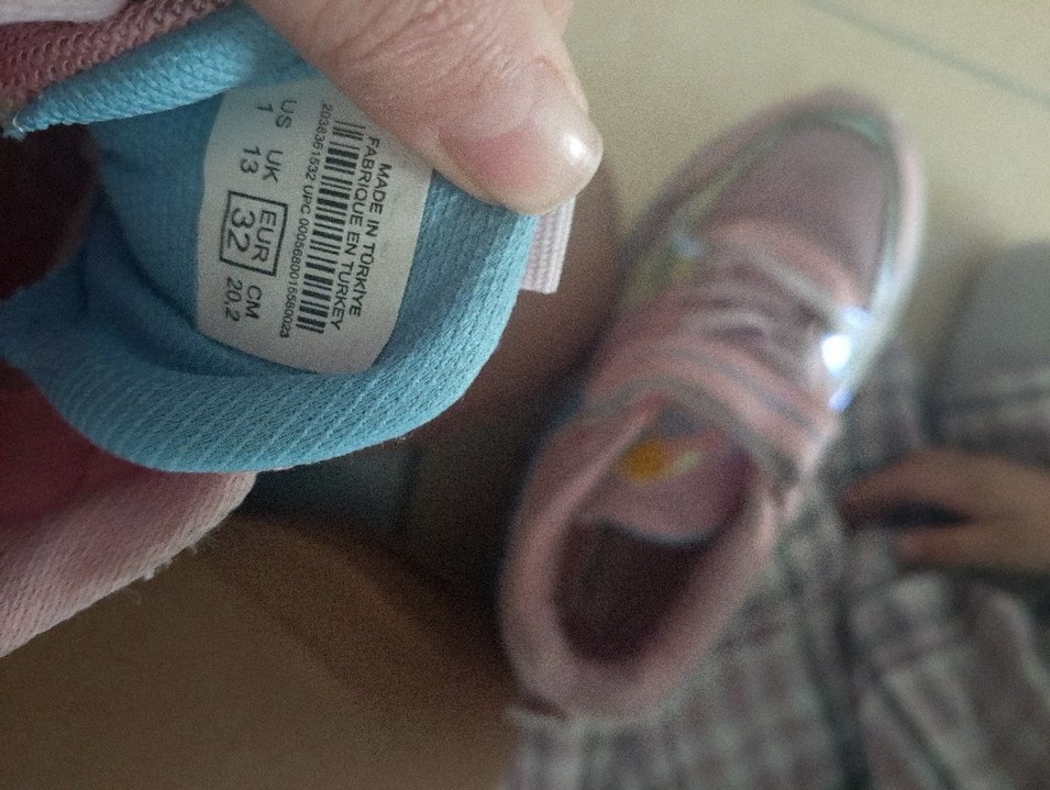 Kız Çocuk Pembe Cırt Cırtlı Spor Ayakkabı - Görsel 2