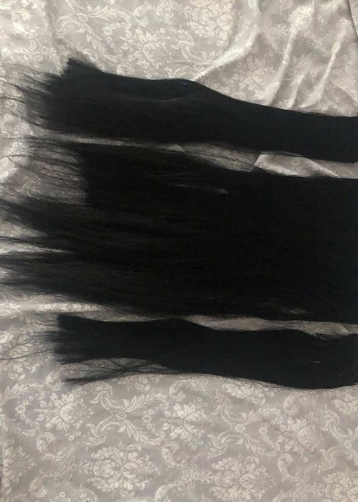 siyah çıtçıtlı saç - Görsel 2