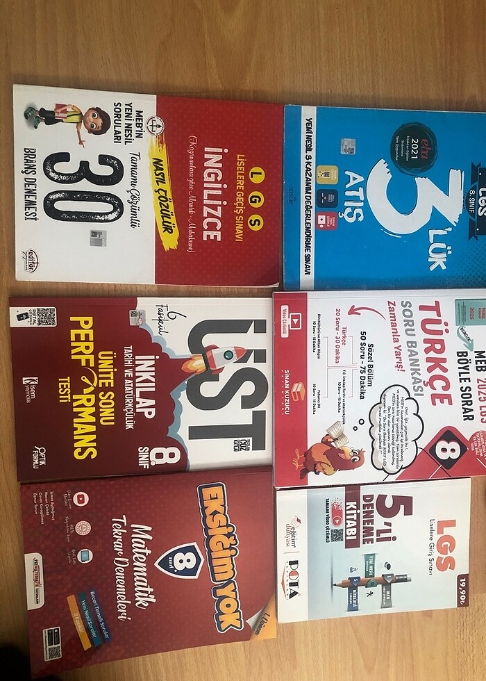 8. sınıf test kitapları - Görsel 2