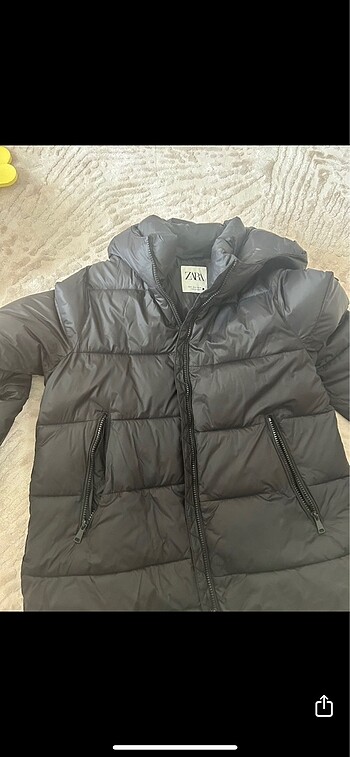 Zara olay siyah mont