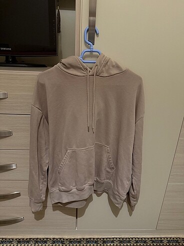 h&m açık kahve sweatshirt